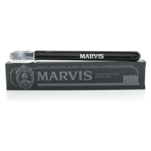 Marvis Black Toothbrush Luxurious Premium Italian Boxed Medium Bristle