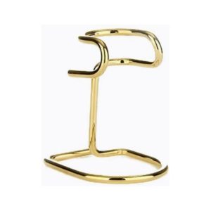 Omega Gold Metal Shaving Brush Stand