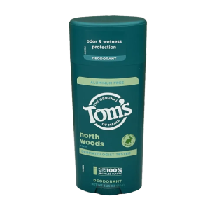 Tom's of Maine Deodorant, North Woods Scent, Aluminum Free 3.25 Oz