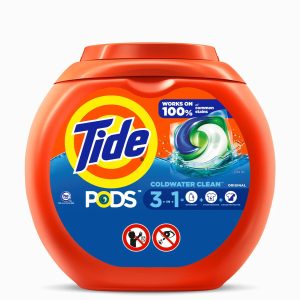 Tide Pods Liquid Laundry Detergent Soap Pacs, 4-in-1 Ultra Oxi