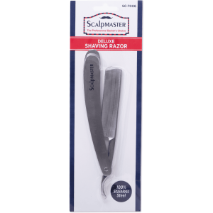 Scalpmaster Deluxe Stainless Steel Shaving Razor SC-7006