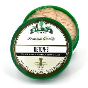 Stirling Soap Co. Deton-8 Shave Soap Jar 5.8 Oz