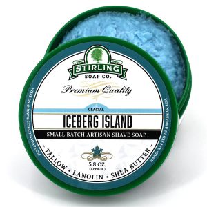 Stirling Soap Co. Iceberg Island Shave Soap Jar 5.8 Oz
