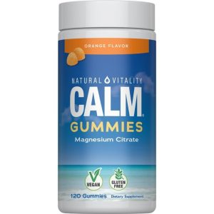 Natural Vitality Calm Gummies Orange 120 Count