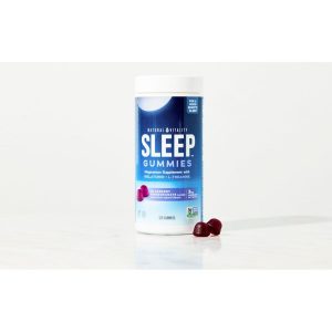 Natural Vitality Calm Sleep Gummies Blueberry Pomegranate 120 Count