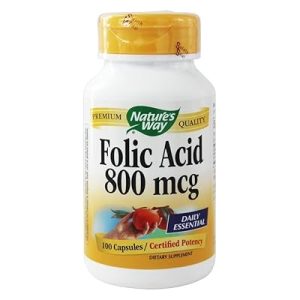 Nature's Way Folic Acid 800mcg 100 Capsules