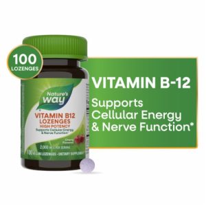 Nature's Way Vitamin B-12 100 Vegan Lozenges