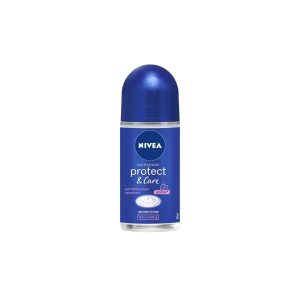 Nivea Protect & Care 48H 0% Alcohol Anti-Transpirant Roll-On Deodorant 50ml