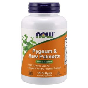 Now Foods Pygeum & Saw Palmetto 120 Softgels - 4729