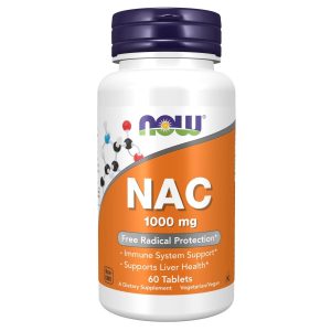 Now NAC 1000mg 60 Tablets