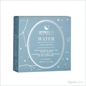 Spongellé Water Lotus Bloom Buffer with Built-In Body Wash 85g