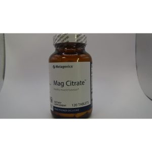 Metagenics Mag Citrate, Magnesium Citrate Supplement with Calcium to Help Support Healthy Muscle Function - 30 Servings