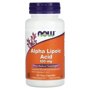 Now Foods Alpha Lipoic Acid 100 mg 60 Vcaps - 3040