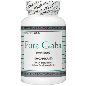 Montiff Pure GABA 500 mg 100 Capsules