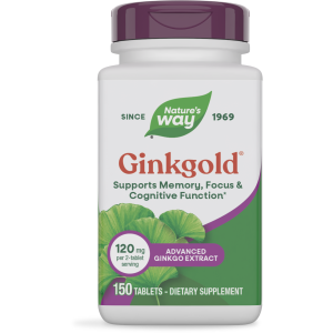 Nature's Way Ginkgold 150 Tablets