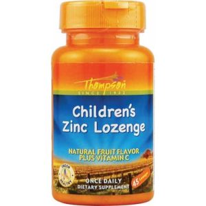 Thompson Zinc Children's Lozenge with Vit C Fruit Flavor 45 Lozenges - TT1096       19845