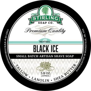 Stirling Soap Co. Black Ice Shaving Collection