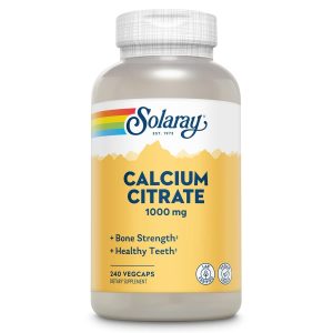 Solaray Calcium Citrate 1000mg, 240 Count