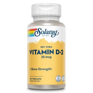 SOLARAY Dry D-2, Veg Cap (Btl-Plastic) 1000IU | 60ct
