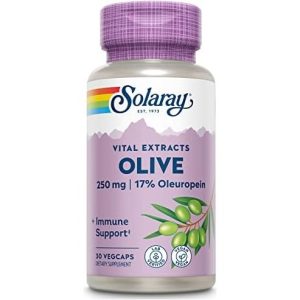 Solaray Olive 250 mg 30 Veg Caps - B00020HZF6