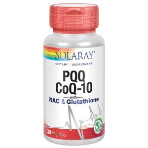 Solaray PQQ CoQ10 - Heart Health Support - 30 Count