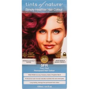 Tints Of Nature - Conditioning Permanent Hair Color 5FR Fiery Red - 4.4 fl. oz.
